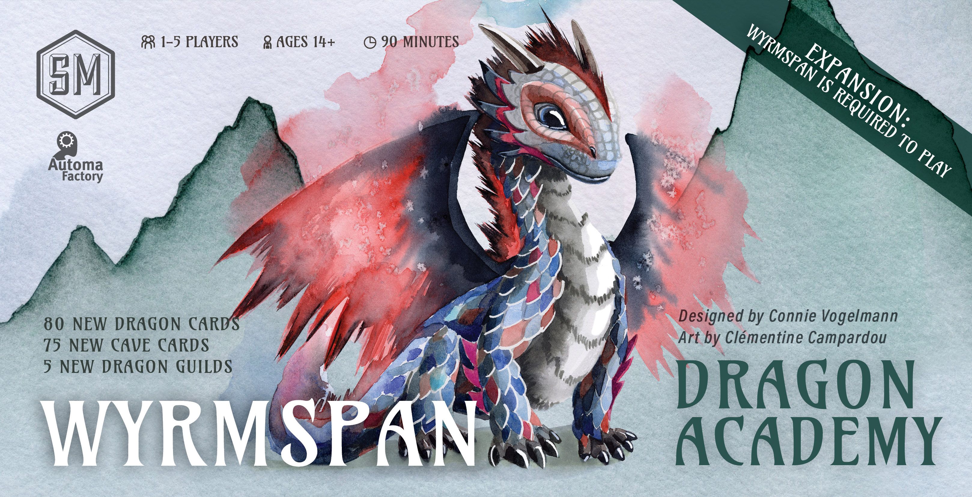 Box cover for Wyrmspan: Dragon Academy