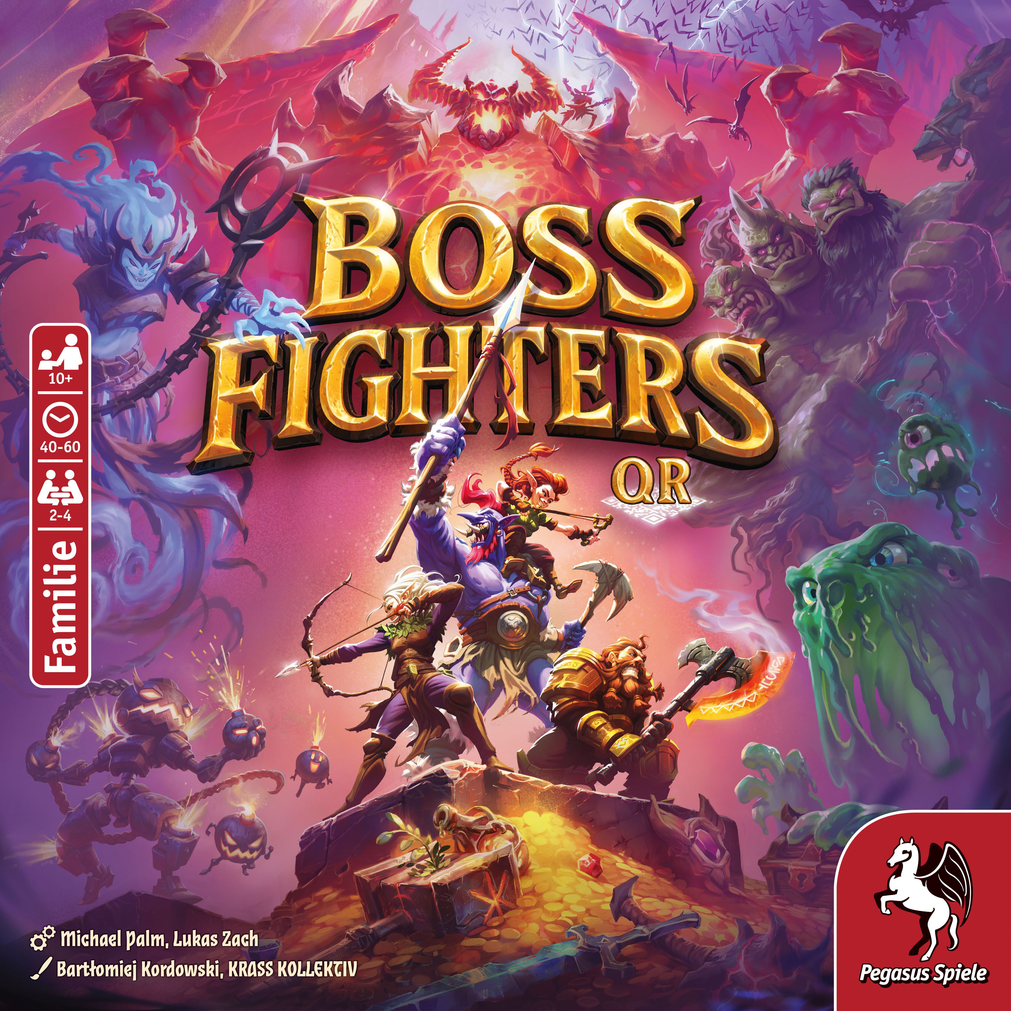 Box cover for Boss Fighters QR