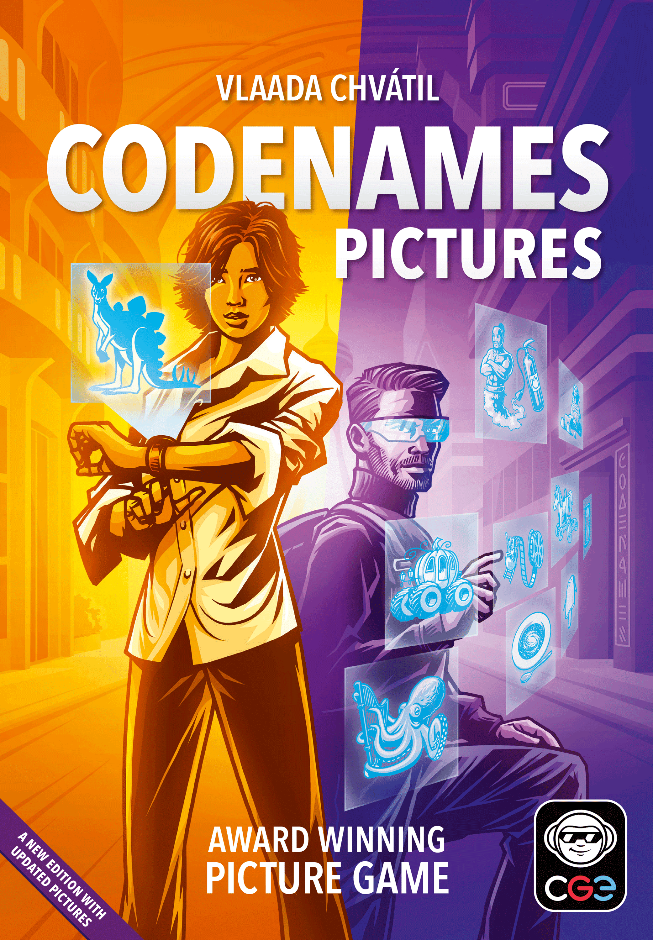 Box cover for Codenames: Pictures