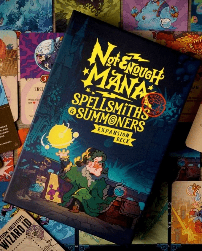 Box cover for Not Enough Mana: Spellsmiths & Summoners