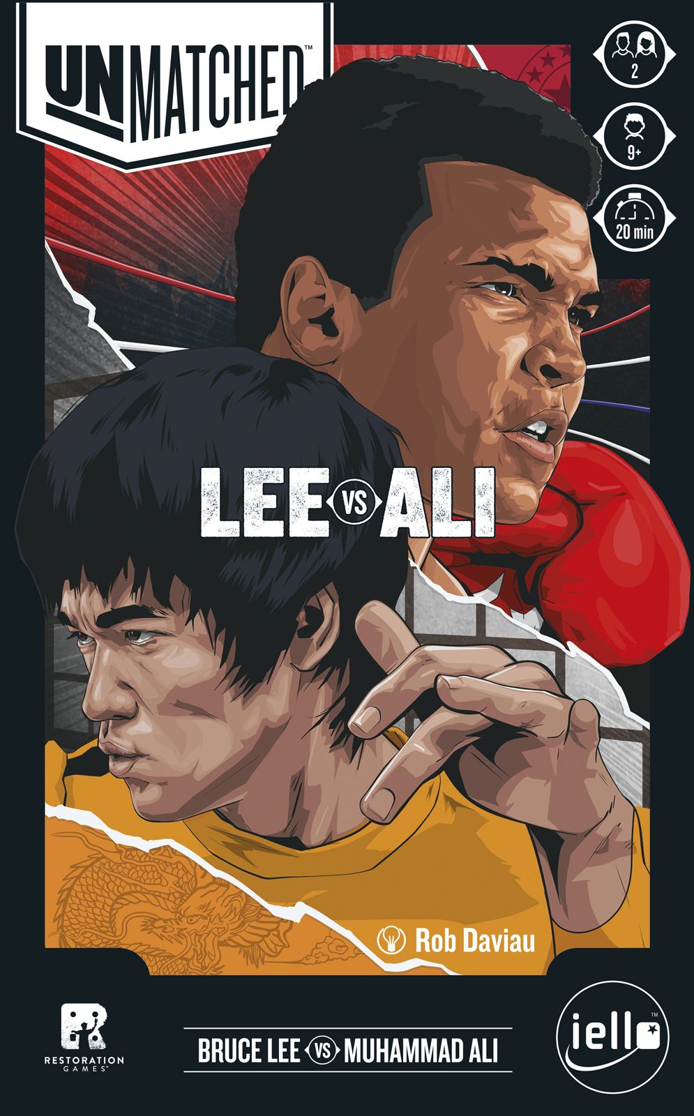Box cover for Unmatched: Lee vs Ali