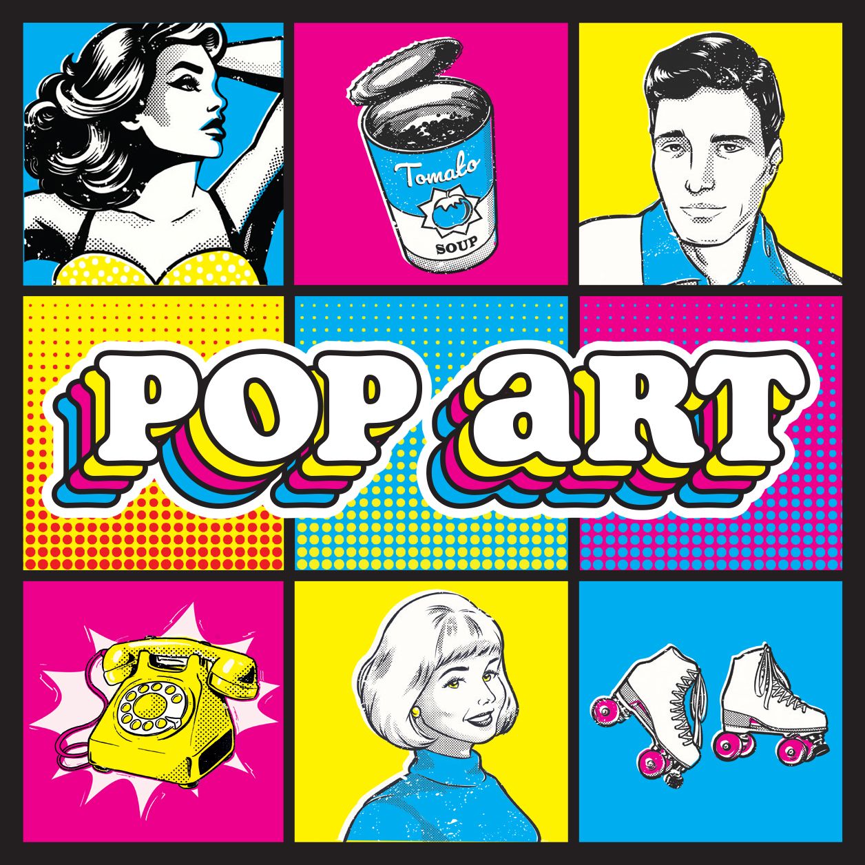 Box cover for Pop Art