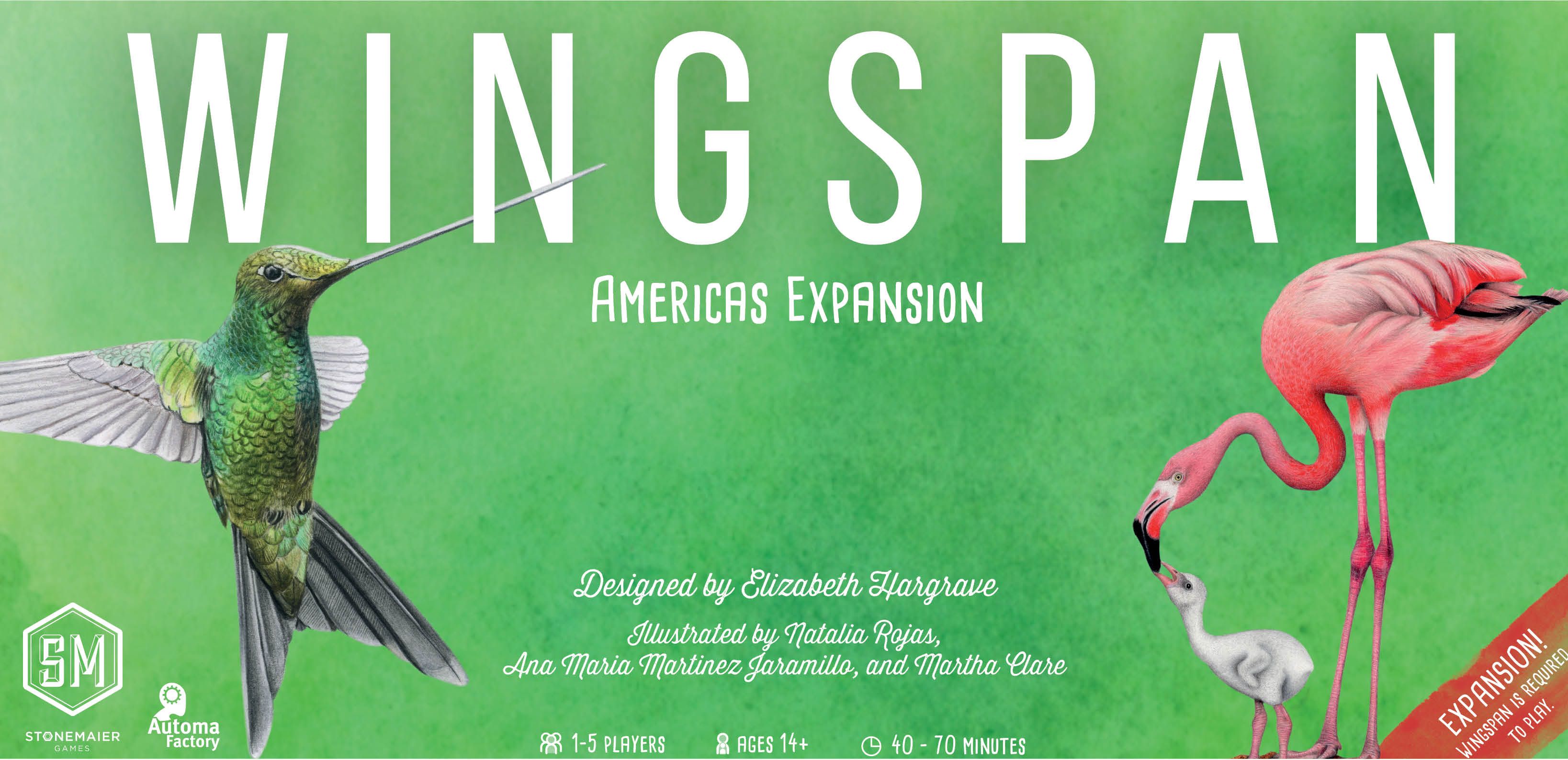Box cover for Wingspan: Americas Expansion