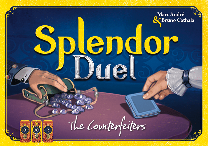 Box cover for Splendor Duel: The Counterfeiters