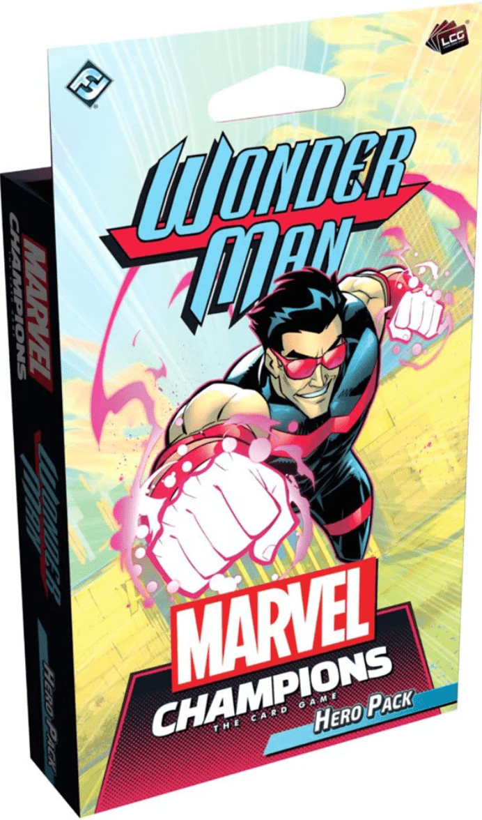 Box cover for Marvel Champions: The Card Game – Wonder Man Hero Pack