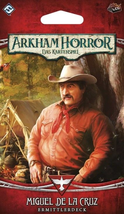 Box cover for Arkham Horror: The Card Game – Miguel de la Cruz Investigator Deck