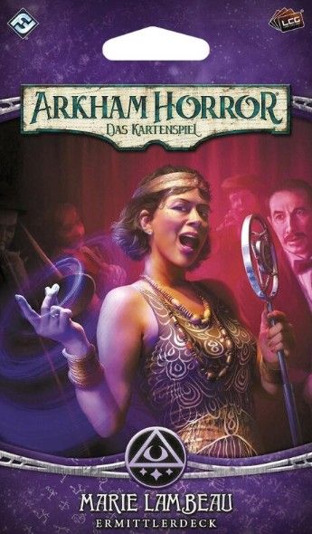 Box cover for Arkham Horror: The Card Game – Marie Lambeau Investigator Deck