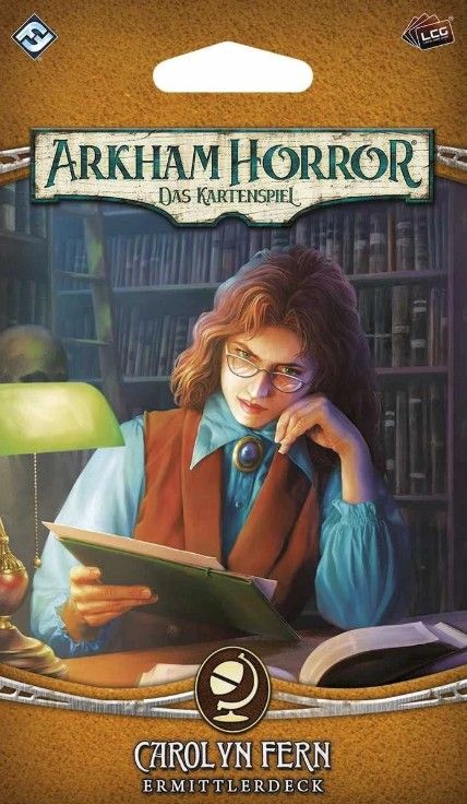 Box cover for Arkham Horror: The Card Game – Carolyn Fern Investigator Deck