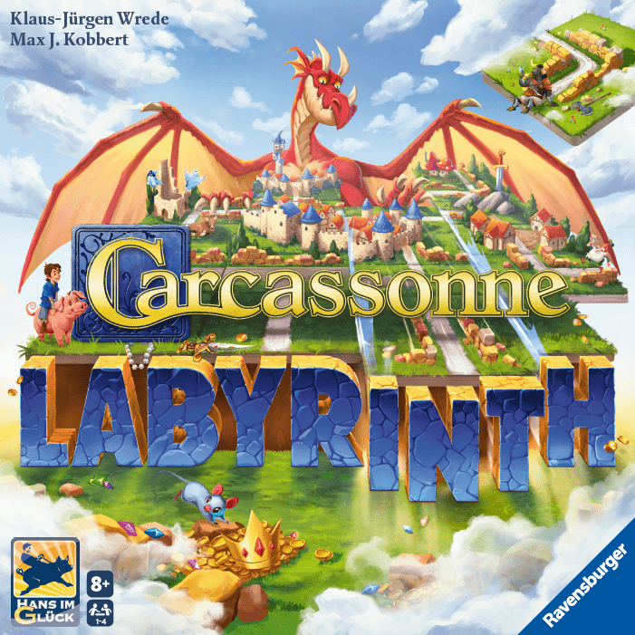 Box cover for Carcassonne Labyrinth