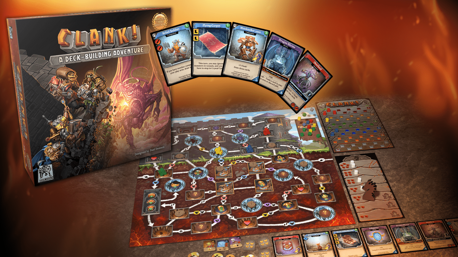 Box cover for Clank!: A Deck-Building Adventure – Master Thief Edition