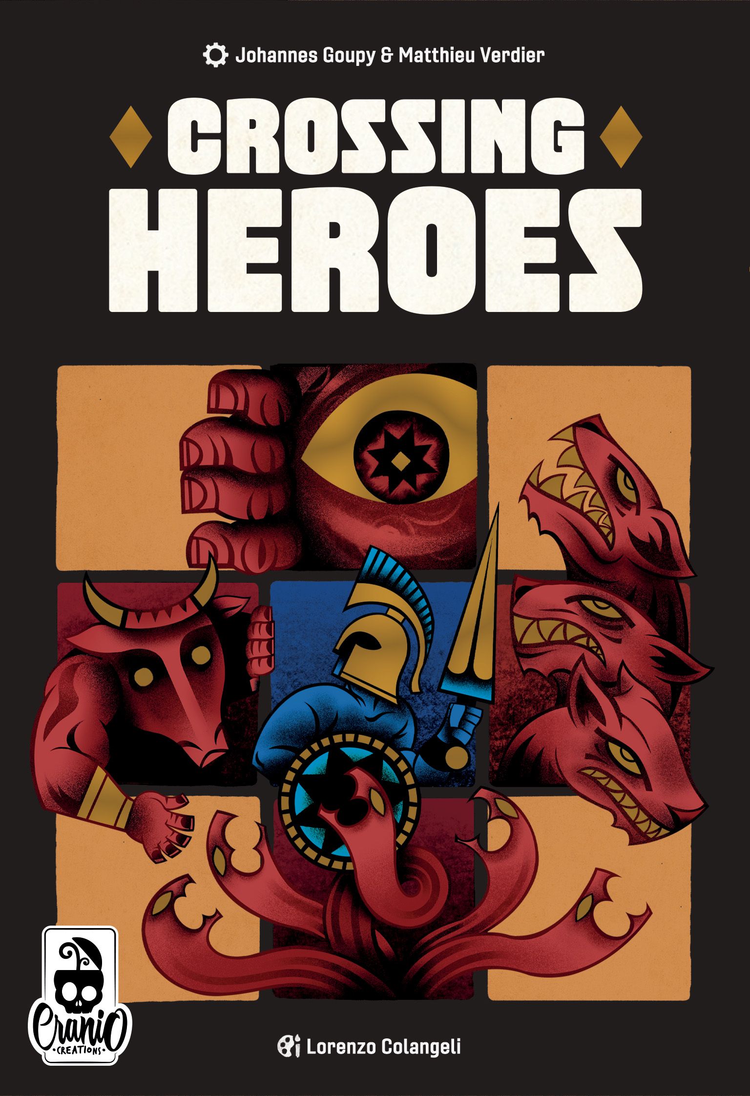 Box cover for Crossing Heroes