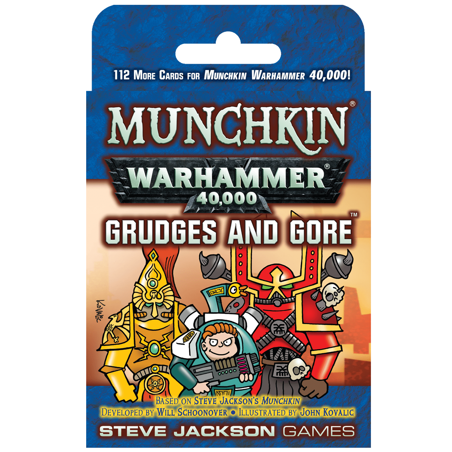 Box cover for Munchkin Warhammer 40,000: Grudges And Gore