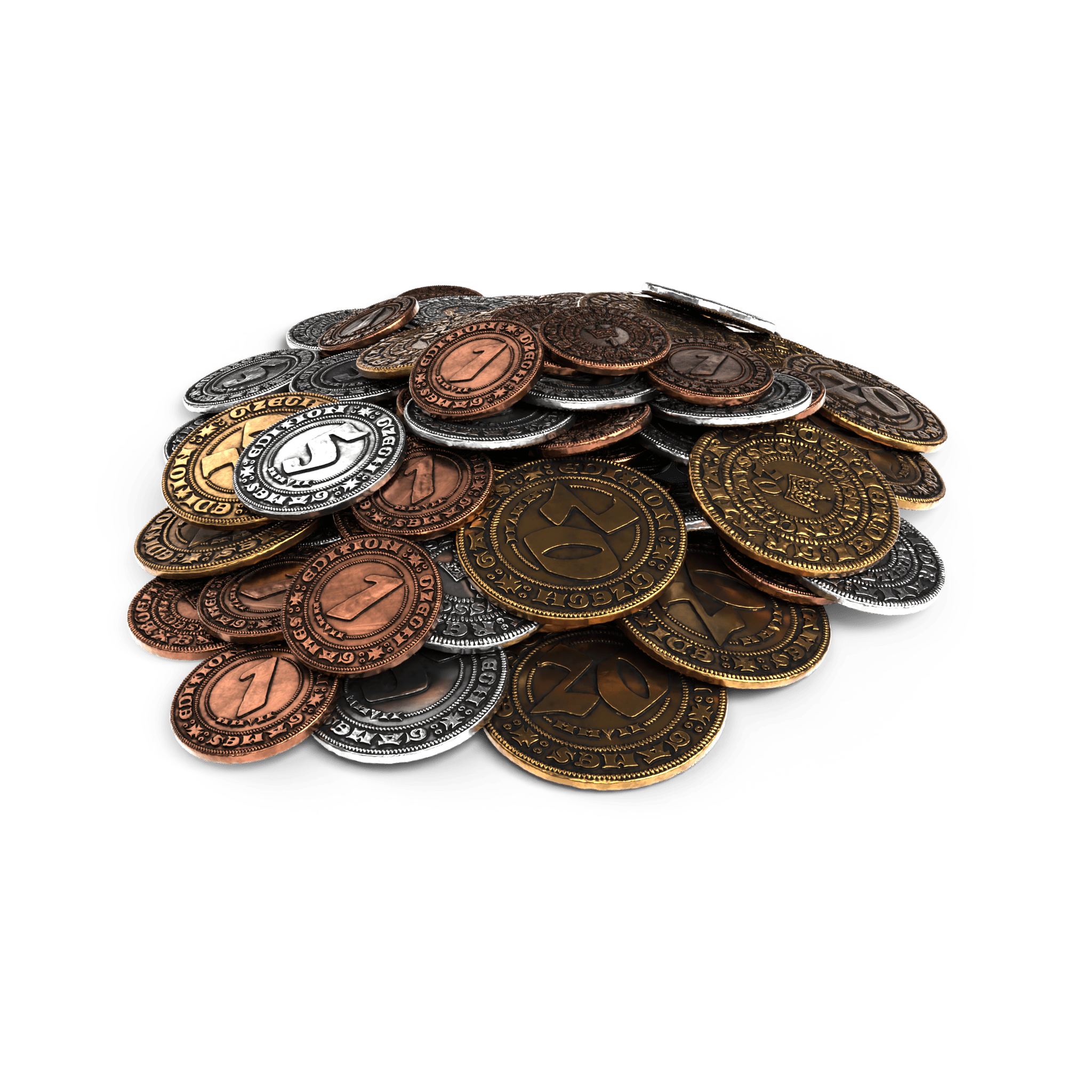 Box cover for Kingdom Come: Deliverance – The Board Game: Metal Coins