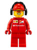Scuderia Ferrari Team Crew Member - Male, Orange Safety Glasses (sc014)