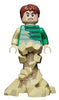 Sandman - Green Outfit, Tan Sand Form with Swirling Base (sh0685)