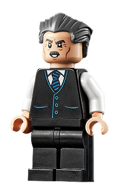 J. Jonah Jameson - Vest with Striped Tie, Swept Back Hair (sh0710)
