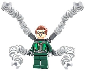 Dr. Octopus (Otto Octavius) / Doc Ock - Dark Green Suit, Mechanical Arms with Bars (sh0727)