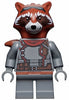 Rocket Raccoon - Dark Bluish Gray Outfit, Reddish Brown Head (sh0742)