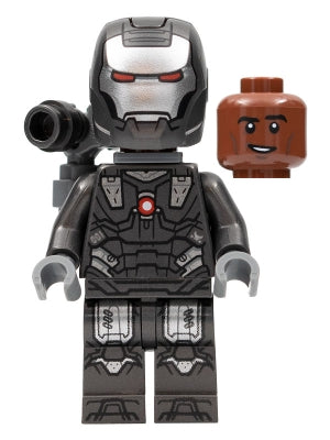 War Machine - Pearl Dark Gray and Silver Armor with Backpack (sh0819)