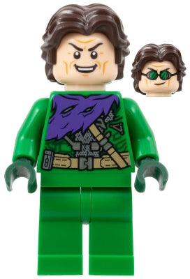 Green Goblin - Green Outfit without Mask, Dark Brown Hair (sh0888)