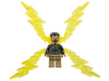 Electro - Black and Dark Tan Outfit, Medium Brown Head, Large Electricity Wings (sh0891)