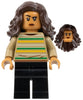 MJ (Michelle Jones) - Dark Tan Striped Sweater, Dark Brown Wavy Hair (sh0894)