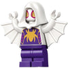 Ghost-Spider (Gwen Stacy) - Dark Purple Medium Legs, White Hood, Gold Spider Logo, Arms with Wings (sh0949)