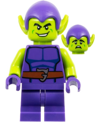 Green Goblin - Lime Skin, Dark Purple Outfit, Medium Legs (sh0957)