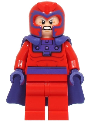 Magneto - Red Outfit, Flexible Rubber Cape (sh0997)