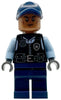 Security Guard Arkham Asylum - Male, Dark Blue Cap, Black Vest (sh1076)