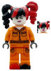 Harley Quinn - Prison Jumpsuit, Side Pockets, Pigtails, Roller Skates (sh1080)