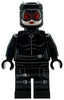 Catwoman - Black Suit and Mask, Red Lenses, Leg Straps (sh1089)