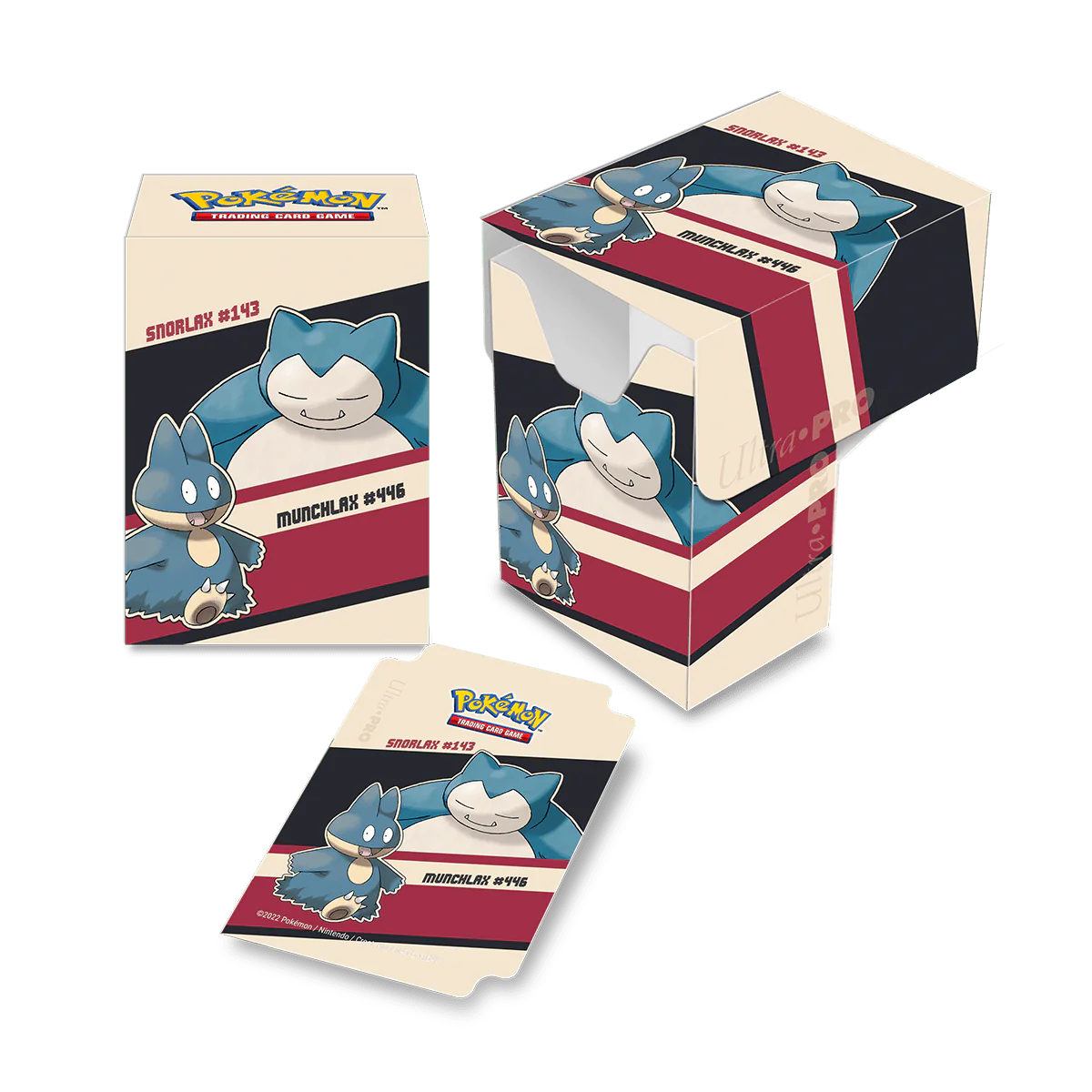 Ultra Pro - Snorlax & Munchlax Full View Deck Box for Pokémon