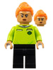 Soccer Referee - Orange Hair, Lime Jersey, Black Legs (soc159)