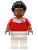 Soccer Spectator - Red Soccer Jersey, White Legs, Black Spiky Hair (soc165)