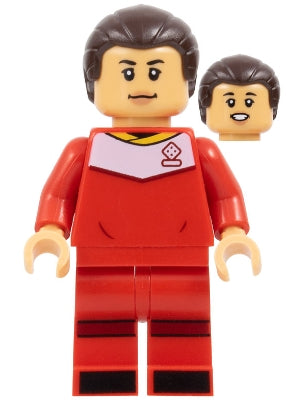 Samantha Kerr - Red Soccer Uniform, Hair with Short Ponytail (soc171)