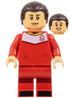 Samantha Kerr - Red Soccer Uniform, Hair with Short Ponytail (soc171)