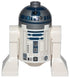 Astromech Droid, R2-D2, Flat Silver Head, Lavender Dots and Small Receptor (sw0527a)