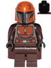 Mandalorian Tribe Warrior - Male, Dark Brown Cape, Dark Orange Helmet (sw1079)