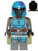 Mandalorian Tribe Warrior - Male, Olive Green Cape, Dark Azure Helmet (sw1080)