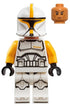 Clone Trooper Commander (Phase 1) - Bright Light Orange Arms, Nougat Head (sw1146)