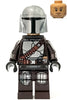 The Mandalorian / Din Djarin / 'Mando' - Silver Beskar Armor, Jet Pack, Helmet with Top Lines (sw1258)