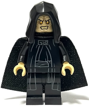 Emperor Palpatine - Spongy Cape, Hood Basic, Yellow Eyes (sw1263)