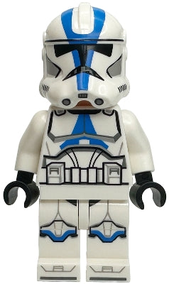 Clone Trooper, 501st Legion (Phase 2) - White Arms, Nougat Head, Helmet with Holes (sw1337)