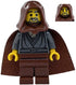Jedi Bob - Dark Bluish Gray Tunic, Reddish Brown Hood and Cape (sw1379)
