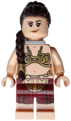 Princess Leia - Jabba Slave Outfit, Dark Brown Braid over Shoulder (sw1389)
