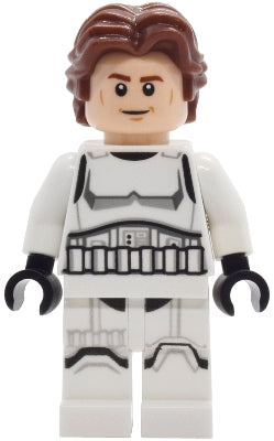 Han Solo - Stormtrooper Outfit, Printed Legs, Shoulder Belts, Smile / Angry (sw1458)