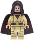 Obi-Wan Kenobi - Old, Dark Brown Hood and Spongy Cape (sw1467)