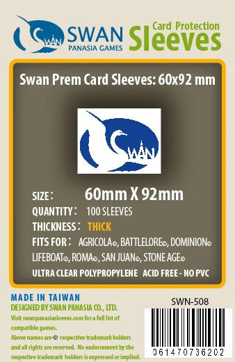 Swan Thick Sleeves (60x92mm)