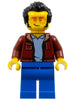 Man, Dark Red Jacket with Bright Light Blue Shirt, Blue Legs, Black Widow's Peak Hair (twn439)